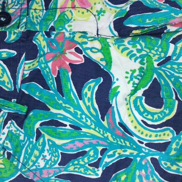 Lilly Pulitzer The Callahan Shorts Women’s 0 Tropical Print - Picture 10 of 12